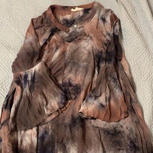 Colorful flowy shirt